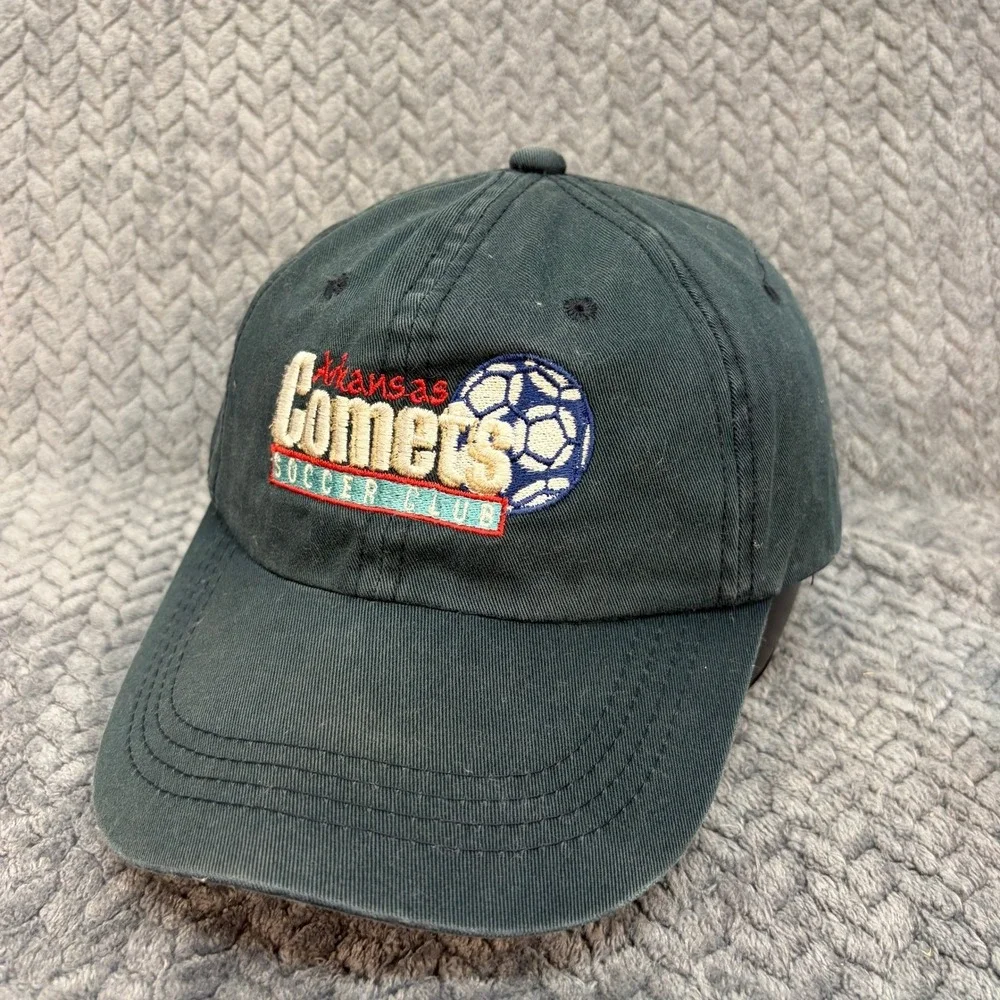 Arkansas Comets Soccer Club Hat OG Brand Adjustable Strapback Navy Blue Cap
